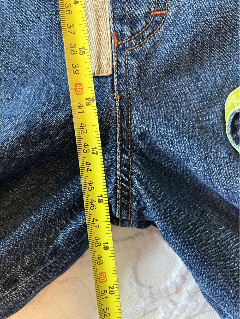 Oilily Boys Denim Pocket Accent Overalls